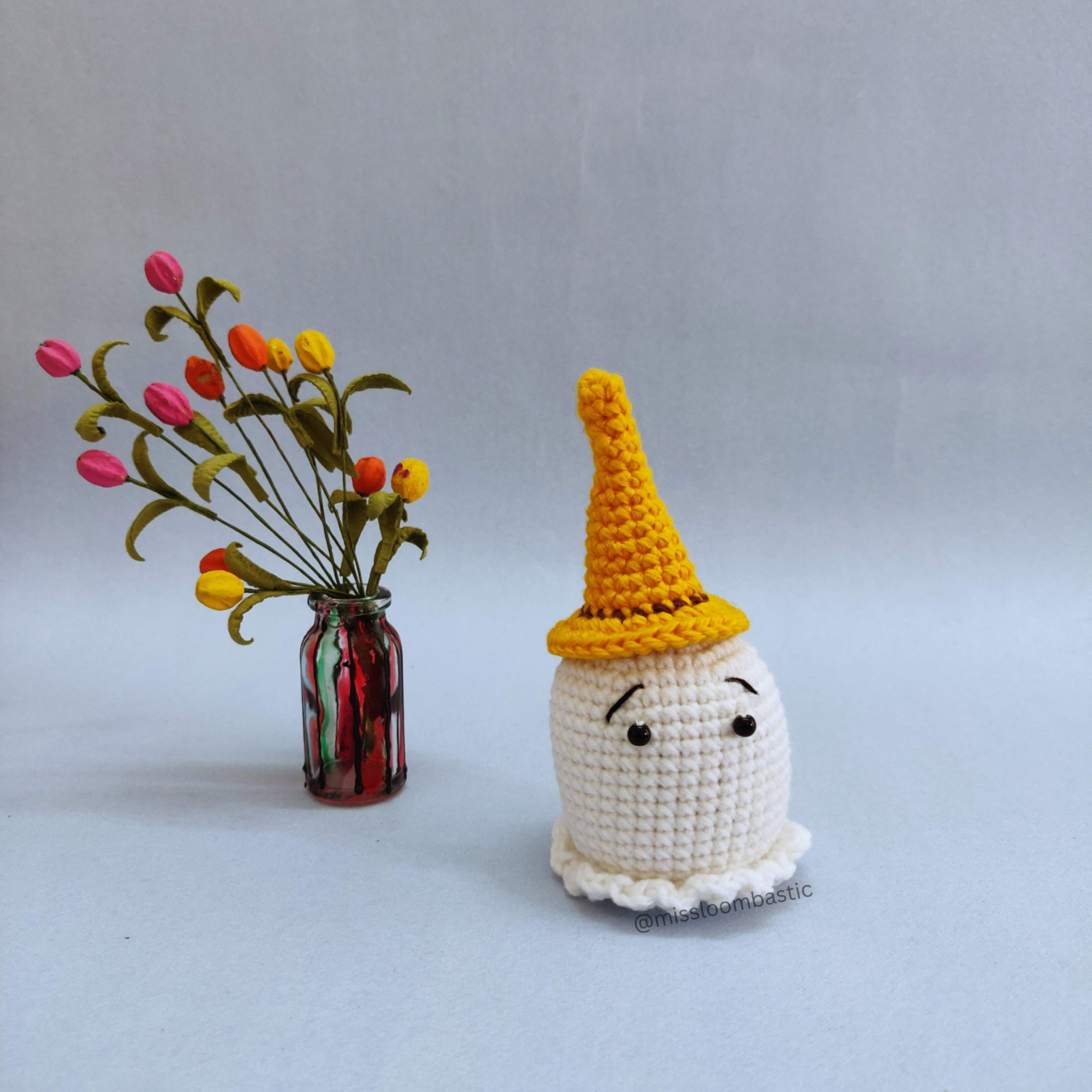 Halloween Ghost with Hat Amigurumi / Crochet Collectible toy ...