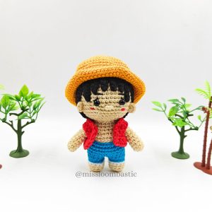 Handmade Luffy Amigurumi Doll One Piece
