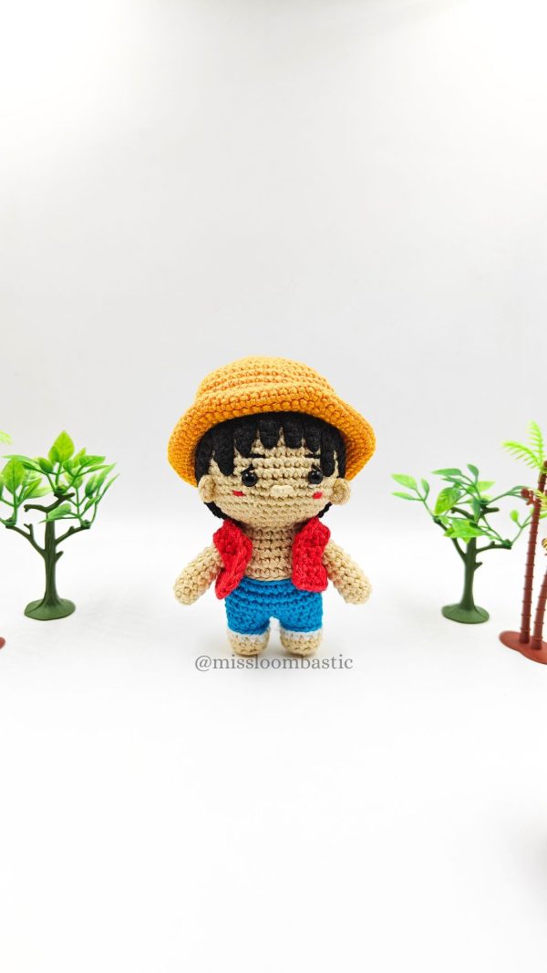 Handmade Luffy Amigurumi Doll One Piece