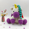 crochet unicorn toy handmade amigurumi plush