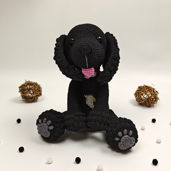 Cocospin Dog Crochet Handmade Plush Toy