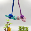 Hanging Kissing Turtle Crochet Amigurumi Love Charm for Car and Gift