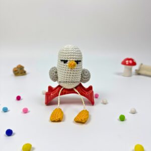 Seagull Amigurumi handmade crochet bird