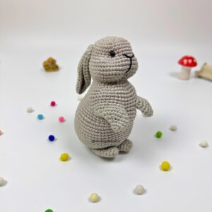 sitting bunny amigurumi crochet bunny plush