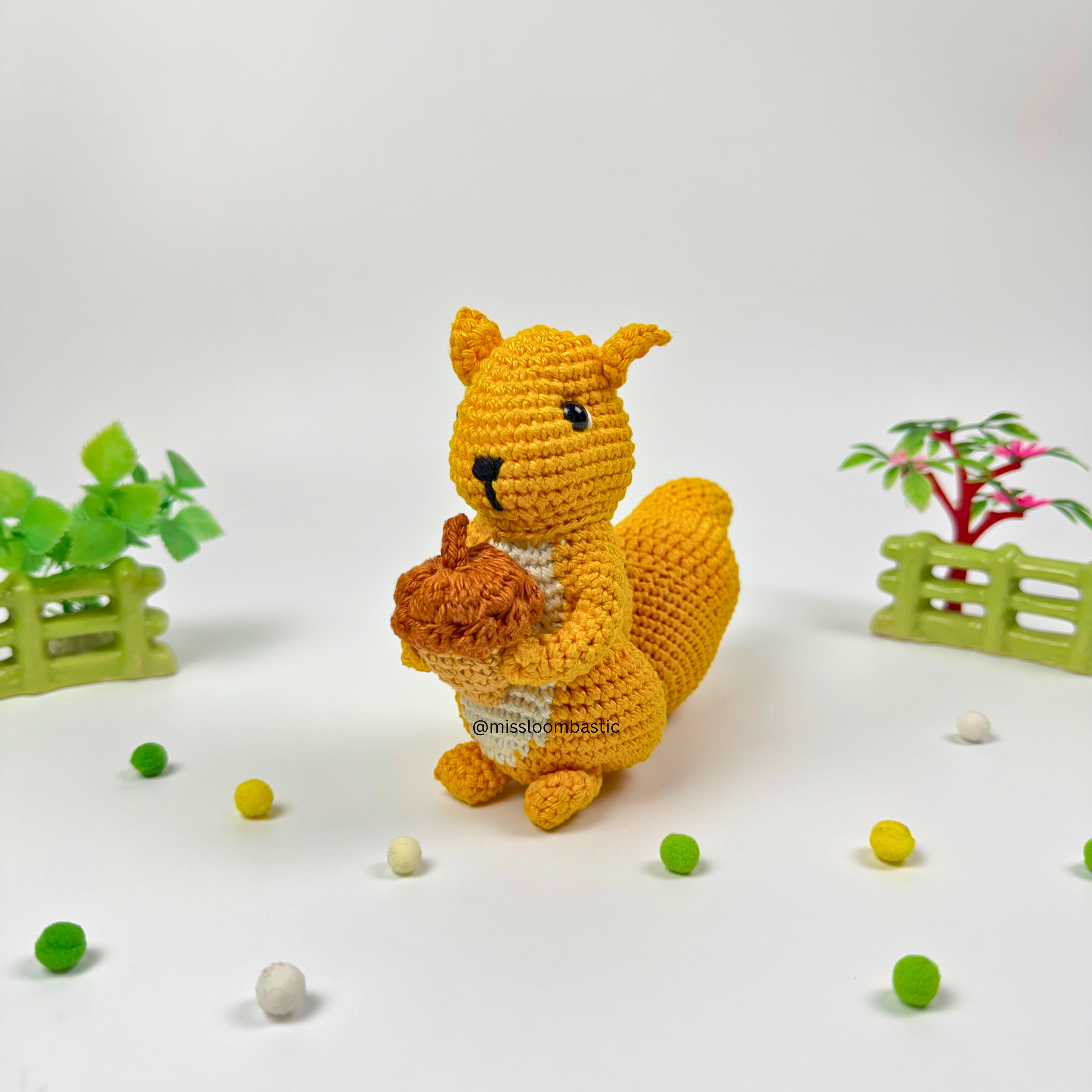 Crochet Squirrel Plush Toy – Tiny Squirrel Crochet Amigurumi