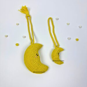 crochet moon amigurumi handmade